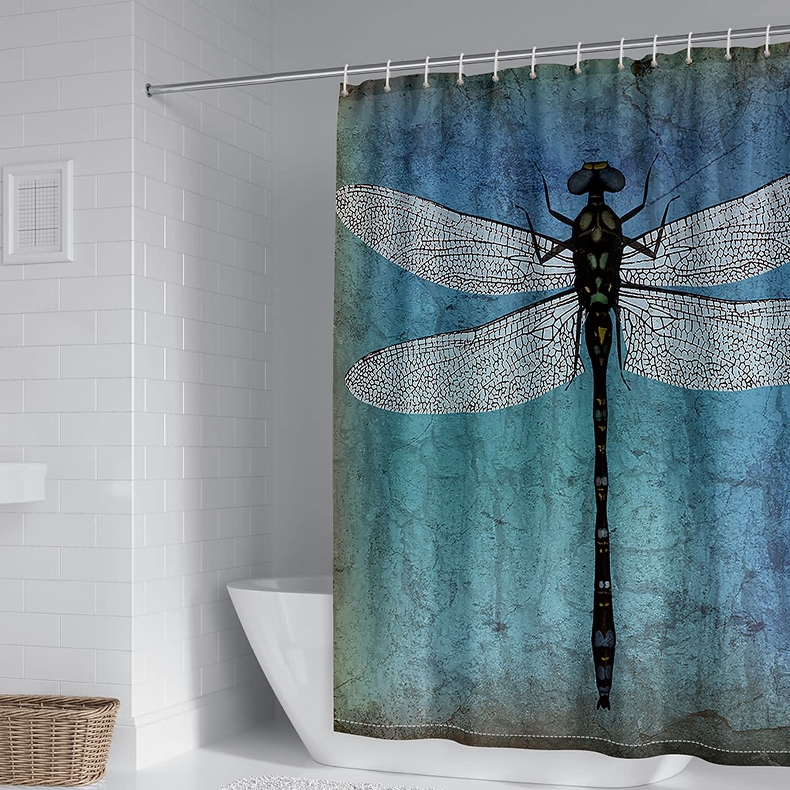 Rideau de douche 180x200cm KnSam pour éliminer l'humidité et décorer la douche