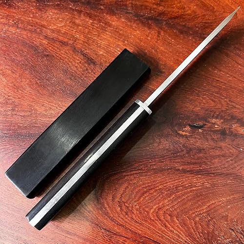 Miniatura 3 de MADSABRE Samurai Cuchillo de espiga completa Katana japonesa  Cuchillos de hoja fija tanto para caza táctica al aire libre cuchillos de