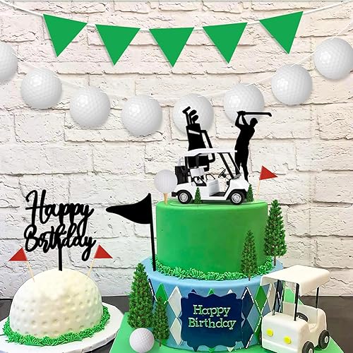 Miniatura 154 de Hooqict 26 piezas de decoraciones de pasteles de los años 80 y 90, decoraciones retro de los años 80 de hip hop con bolas de purpurina para cupcakes