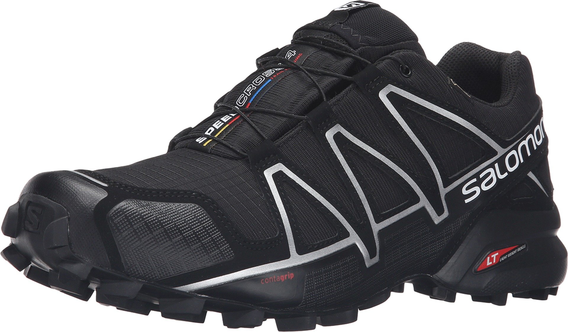SALOMON Speedcross 4 Gore-tex, Scarpe Donna, Black Metallic Bubble Blue, 41 1/3 EU
