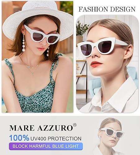 Miniatura 2 de MARE AZZURO Lentes de lectura para exteriores con diseño de ojo de gato, para mujer, lentes de sol para lectores 0.5, 0.75, 1.0, 1.25, 1.5, 1.75,