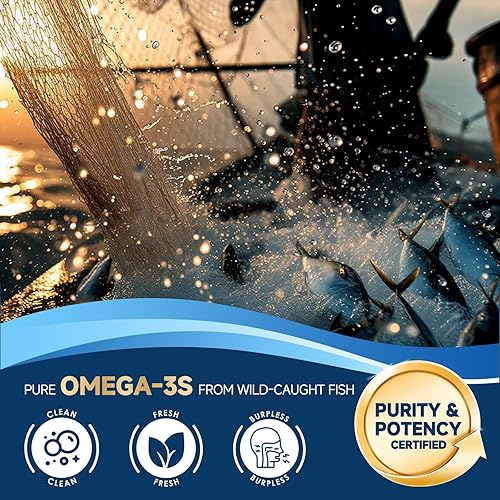 Miniatura 6 de ZEBORA Aceite de pescado omega-3 de triple fuerza 2000 mg - rTG Omega 3 de ultra alta potencia - Apoya la salud del corazón, el cerebro, los ojos,