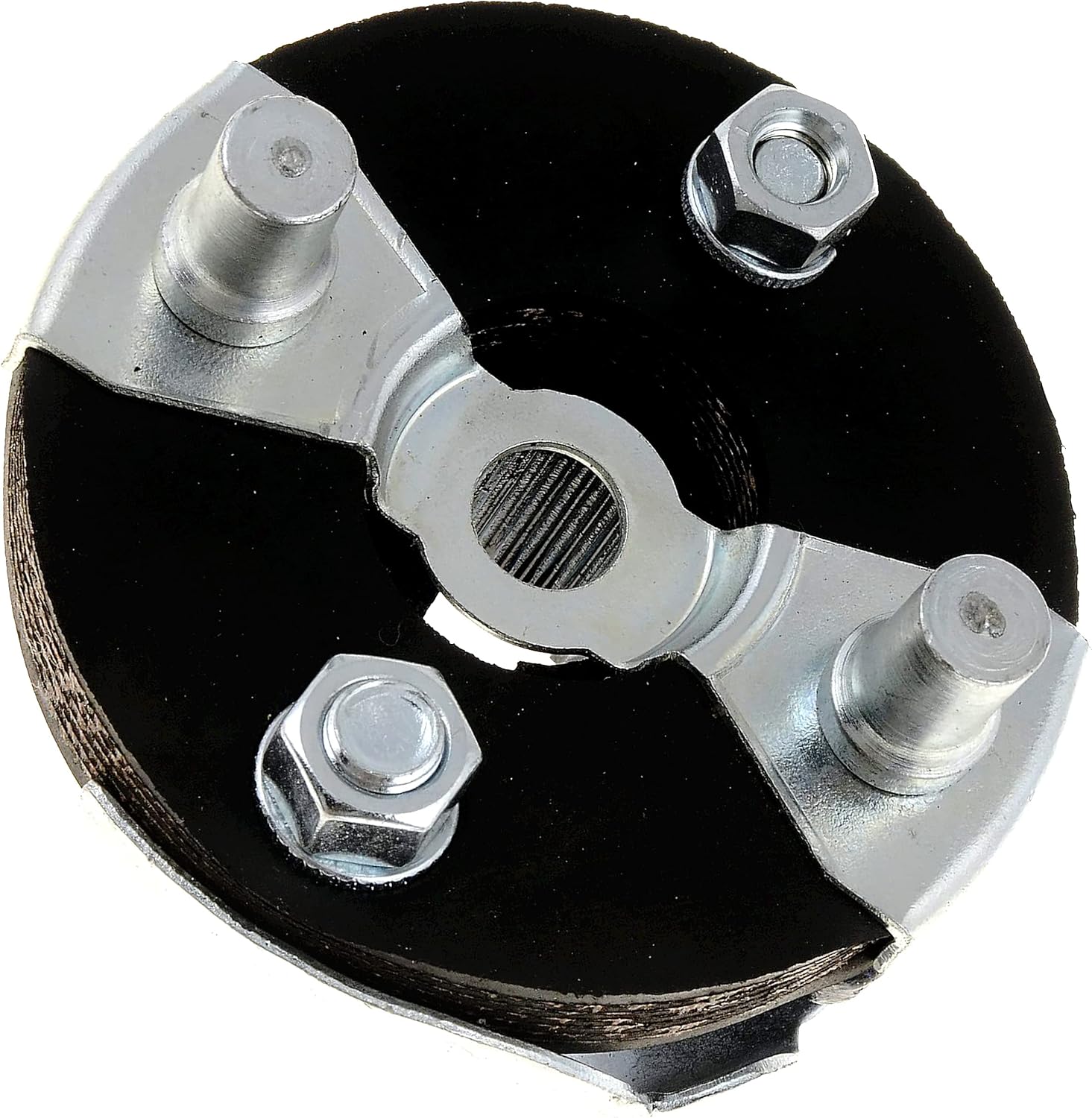 APDTY 42122 Steering Coupling Rag Joint Coupler Assembly; 3.25" Total Diameter