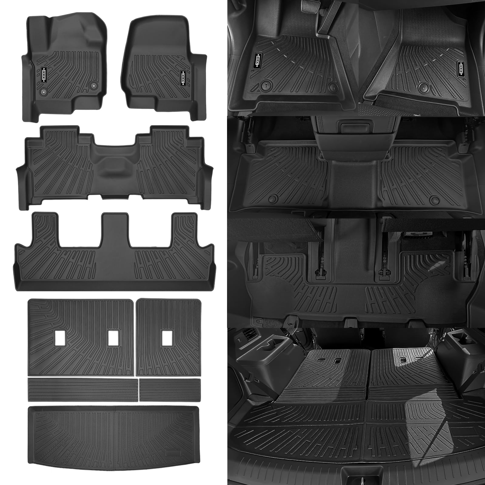 NQOQN All-Weather Floor Mats (Expedition 8 Seats)