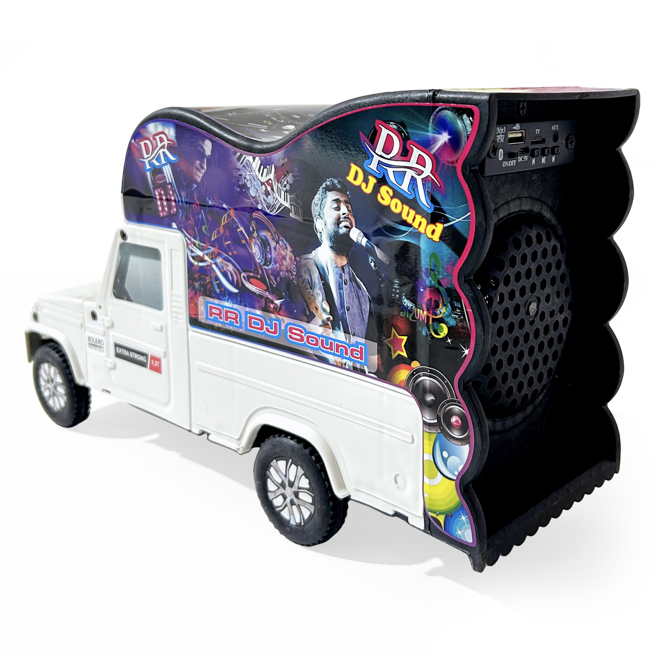 DJ Truck Car Toy with Music System, Lights and Sounds for Kids | Pickup Toy with Heavy Fiber Material | NOT Wooden METERIAL USE | Bluetooth, USB, AUX Cable Support.| Chargable Long time Battery Power (B0DGPVWLVL) Amazon Price History, Amazon Price Tracker