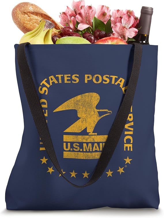 USPS United States Postal Service Vintage Mail Seal Tote Bag