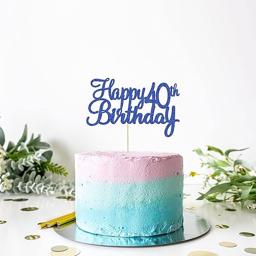 Miniatura 42 de Gyufise 1 decoración para tarta de cumpleaños número 21 con purpurina para tarta de cumpleaños, saludos a 21 años, veintiuno, fabulosa decoración