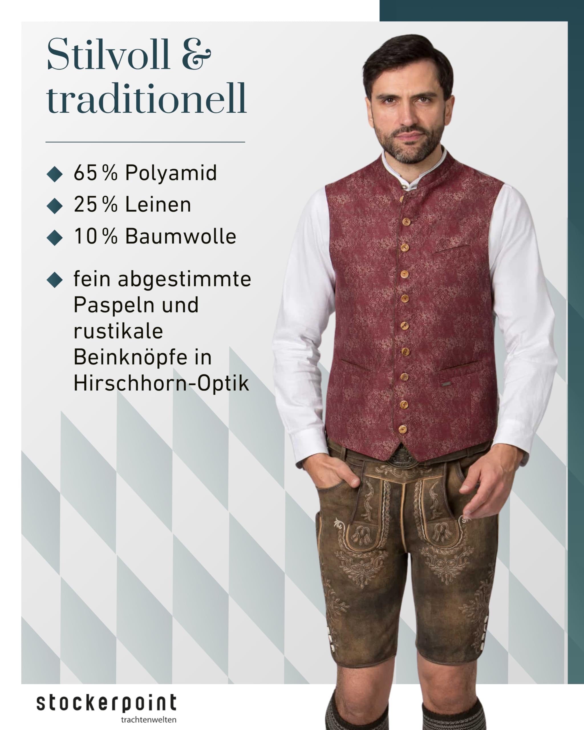 Stockerpoint Trachtenweste Claudio