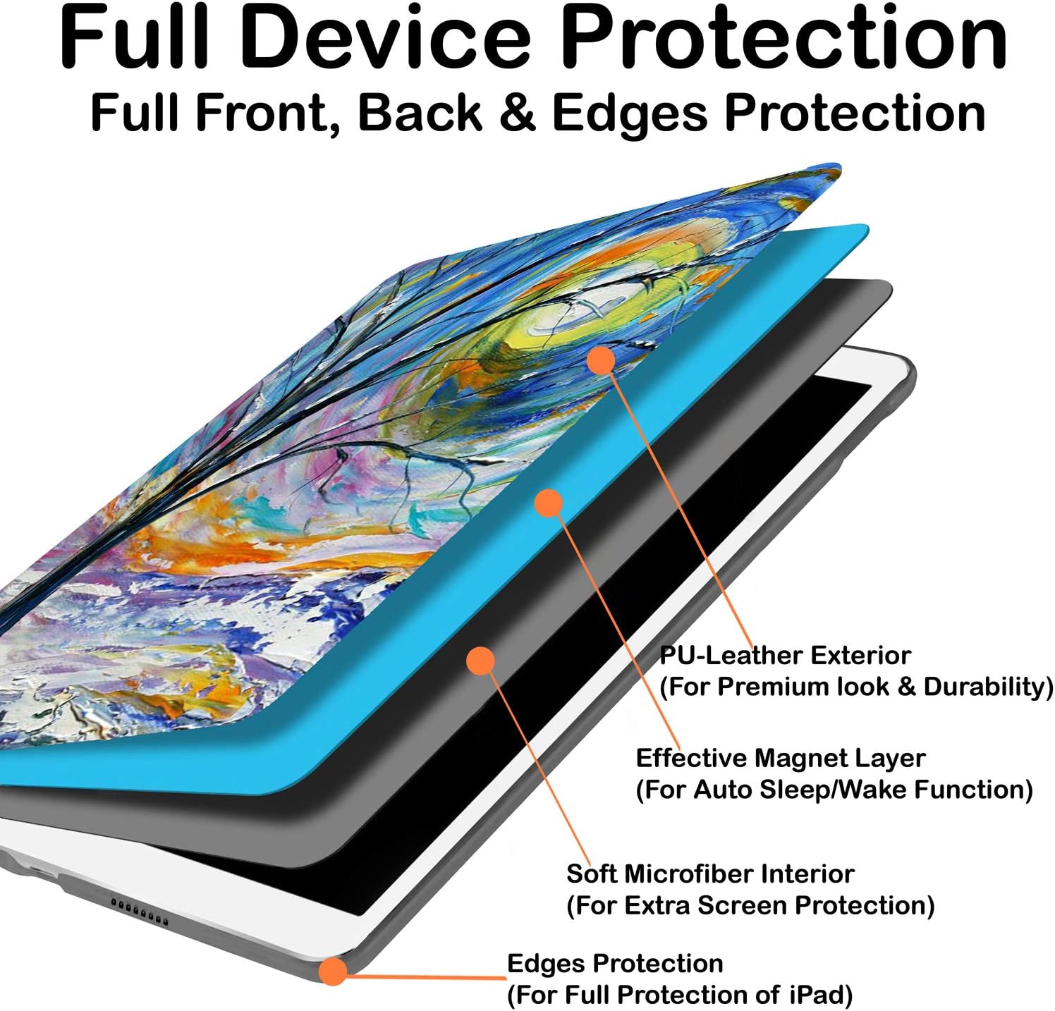 Bеѕt Sеllеr DuraSafe Cases for iPad 7.9 Inch Mini 4th [ Mini 2015 4 Gen ] MK6K2LL/A MK6J2LL/A MK6L2LL/A MK9J2LL/A MK9H2LL/A MK9G2LL/A Ultra Slim Printed Smart PU Leather Flip Folio Book Cover - Color Emblem