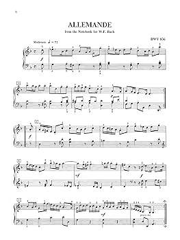 トップス largely literary JOHANN SEBASTIAN BACH Bach - Dances of J. S. Bach: 31 Short Pieces to Play Before