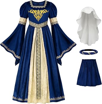 ReliBeauty Medieval Dress for Girls