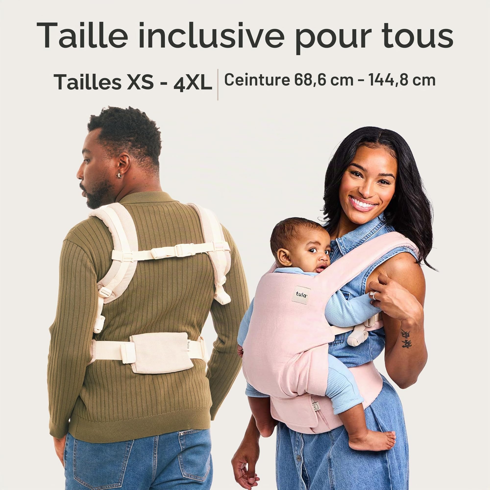 Tula Explore porte bébé des la naissance, porte bébé 3 en 1, face route, porte bebe dorsal (3.2-20.4 kg), Play