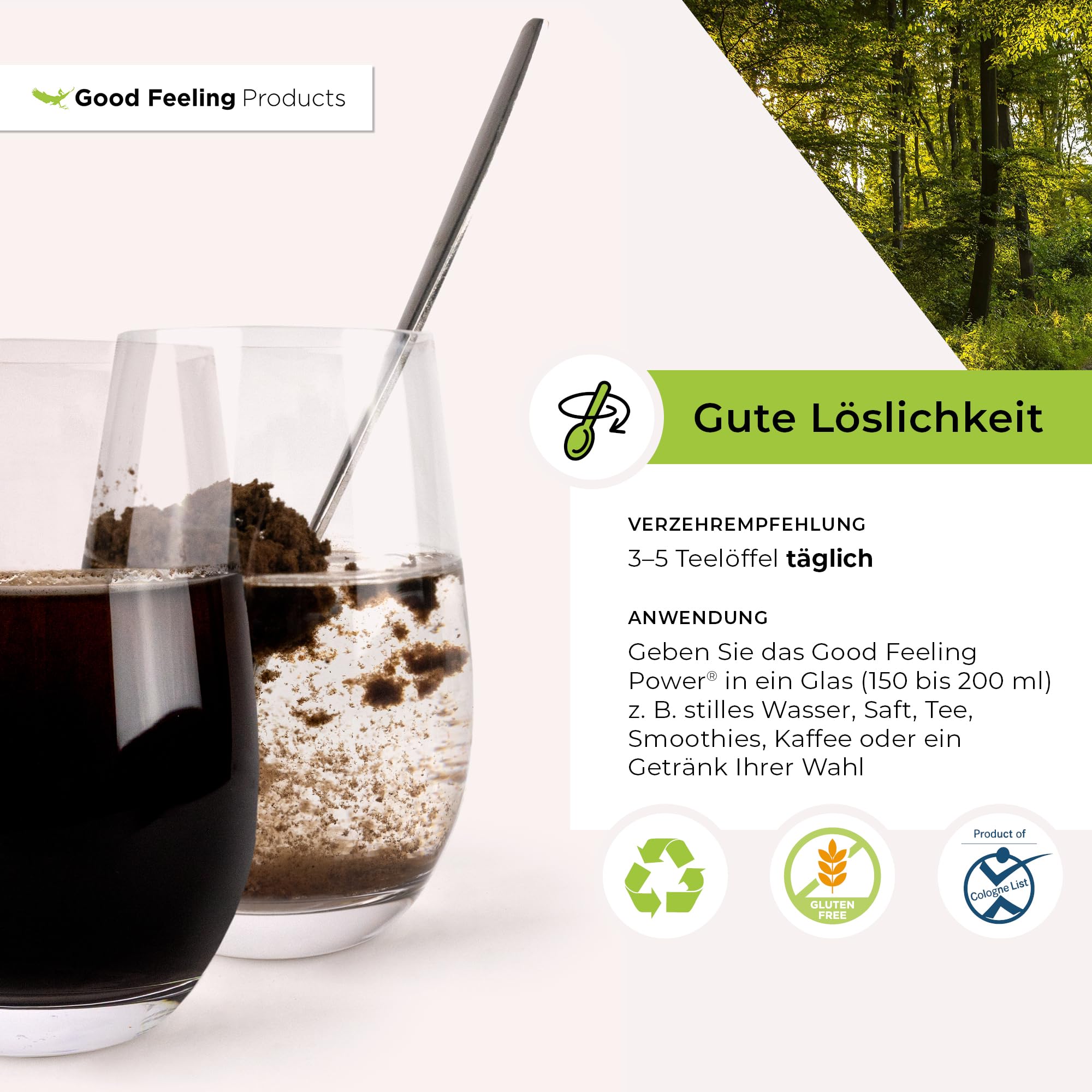 30g | Der GFP-Komplex® aus dem Zunderschwamm | Das Original Zunderschwamm Pulver
