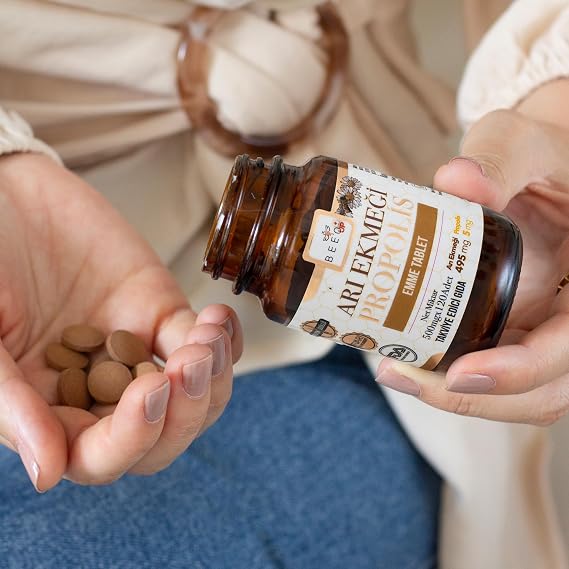 Bee'o Up Arı Ekmeği Propolis Emme Tablet, 60 Adet, Yetişkin