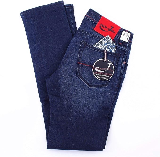 Jacob Cohen Luxury Fashion Uomo J622COMF0029046C01BLU Blu Cotone Jeans |  Stagione Outlet : JACOB COHEN: Amazon.it: Abbigliamento