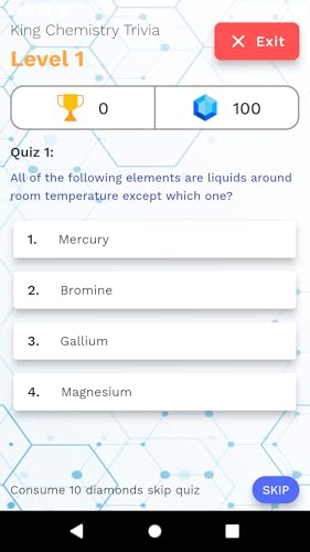 King Chemistry Trivia