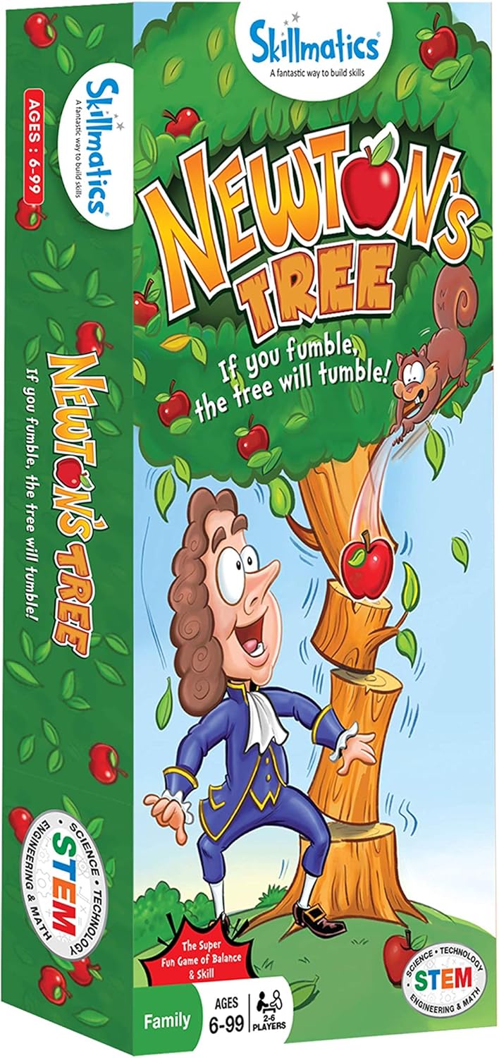 Skillmatics Educational Game - Newton's Tree, Balancing, Stacking, Strategy and Skill-Building Game, Gifts for Ages 6 and Up