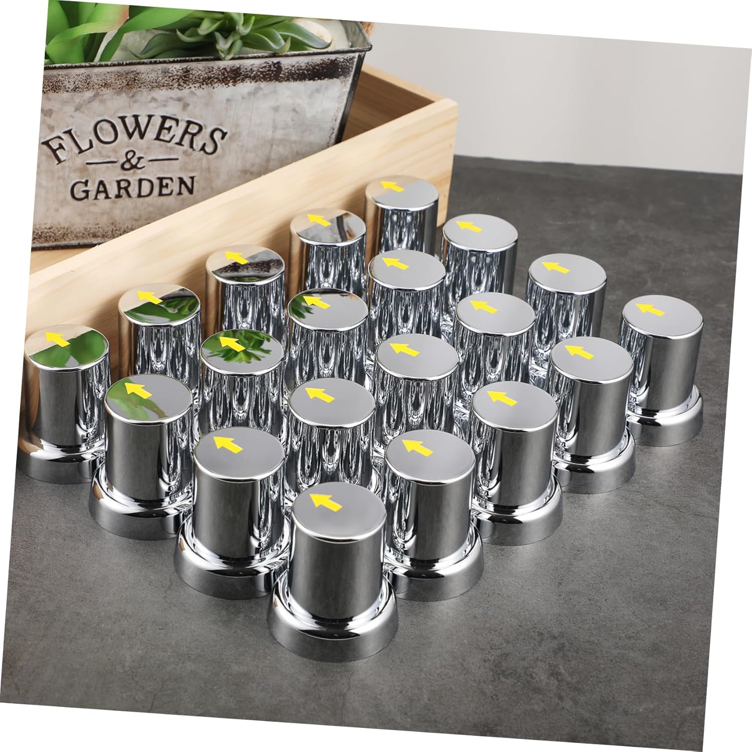 Luxshiny 20pcs Lug Nut Covers Removal Tool Wheel Nut Protectors for Trucks and Trailers Easy Installation Stylish Exterior Accessories