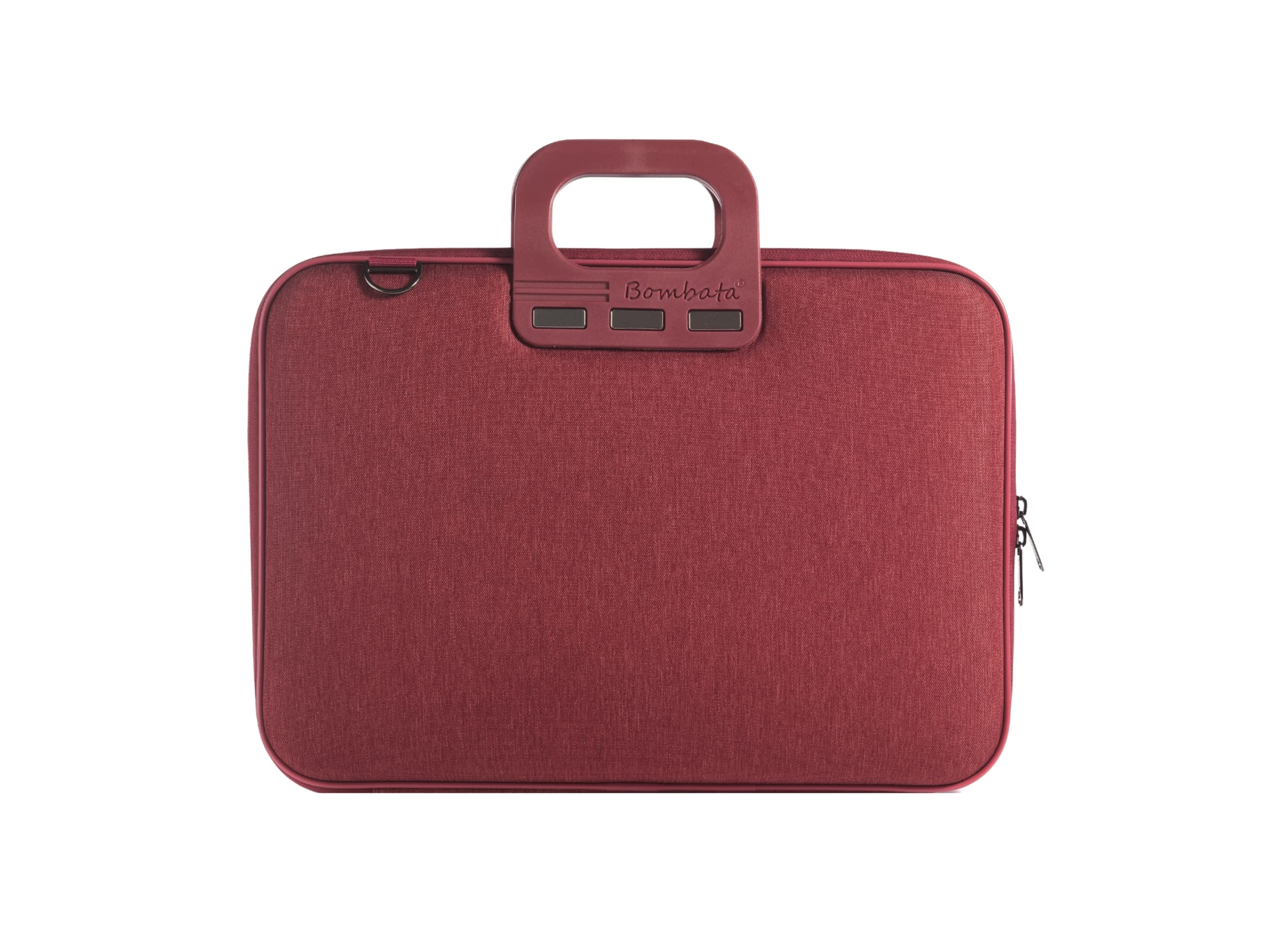 Bombata Nylon 2.0 - Borsa Porta Computer con Tracolla, Elegante e Funzionale, Unisex, 100% Vegan, per Professionisti e Studenti, Rosso Borgogna - 15.6/16 Pollici