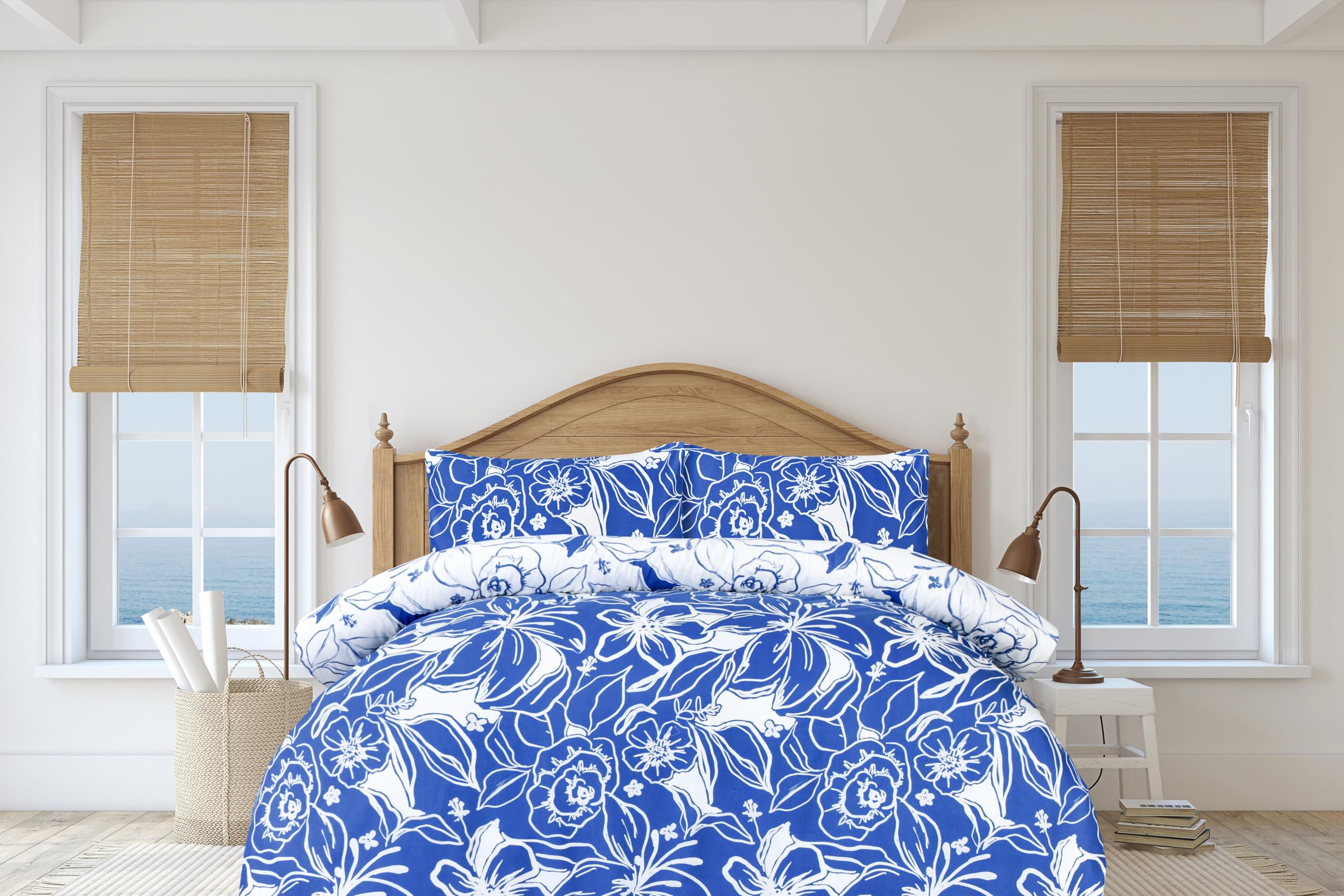 Smart Living - Duvet Set - Tropical Print - Blue - Extra Large