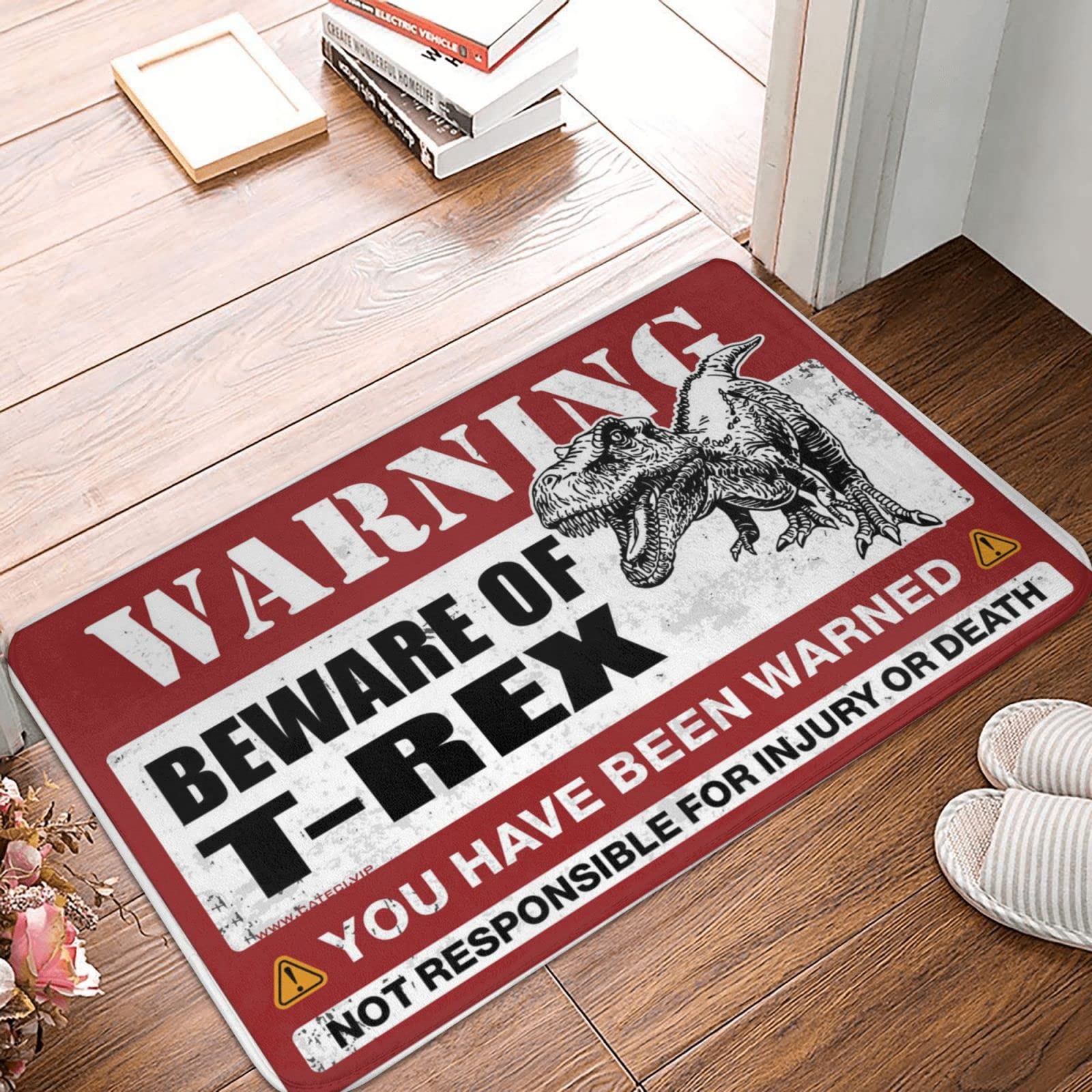 Paillasson T-Rex 50x80 cm : tapis de cuisine et d'entrée ferme