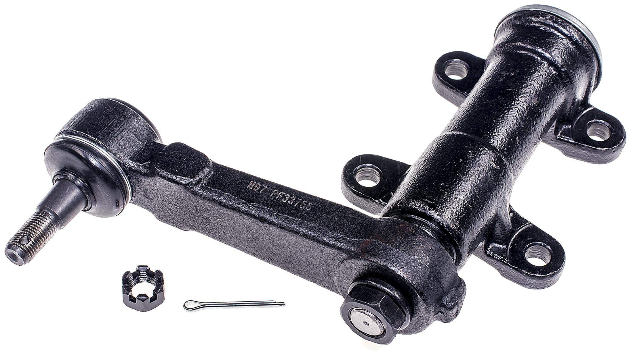 Dorman IA9751 Steering Idler Arm Compatible with Select Mitsubishi Models - Idler Arm Assembly - Steering Idler Arm And Bracket Assembly - This steering idler arm and bracket assembly is engineered to match the fit, function and performance of the original assembly to help restore proper steering function on specific vehicle years, makes and models.
