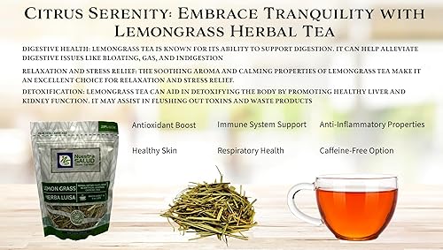 Miniatura 3 de Té de hierba de limón - Hierba Luisa - Hoja de té de hierbas de Perú - Para el mantenimiento de la buena salud - 1.41 oz en una bolsa con cierre de