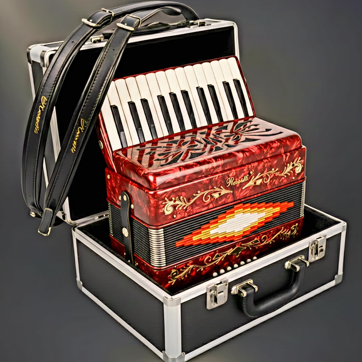 Rossetti Accordion (ROS2512-RD)