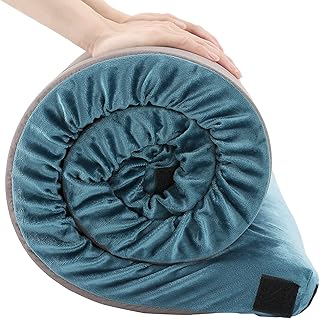 Memory Foam Camping Mattress, Roll Up Sleeping Mat for Cot, Foam Sleeping Pad for Camping with Cover for Kids, Adults, Portable Camping Mat, Camping Pad for Bed, Car by Underwood Aggregator