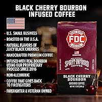 Vista 86 de Fire Department Coffee - Café de vainilla bourbon - Devuelve a los bomberos - Grano entero con infusión de vainilla y bourbon - Sin alcohol