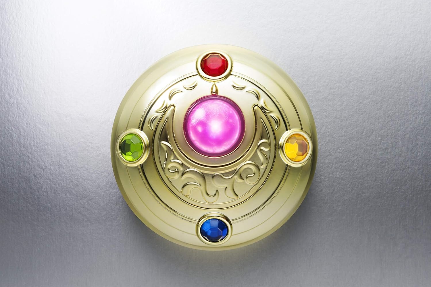 TAMASHII NATIONS Bandai Proplica Transformation Brooch & Disguise Pen Set "Sailor Moon" Statue, Multicolor