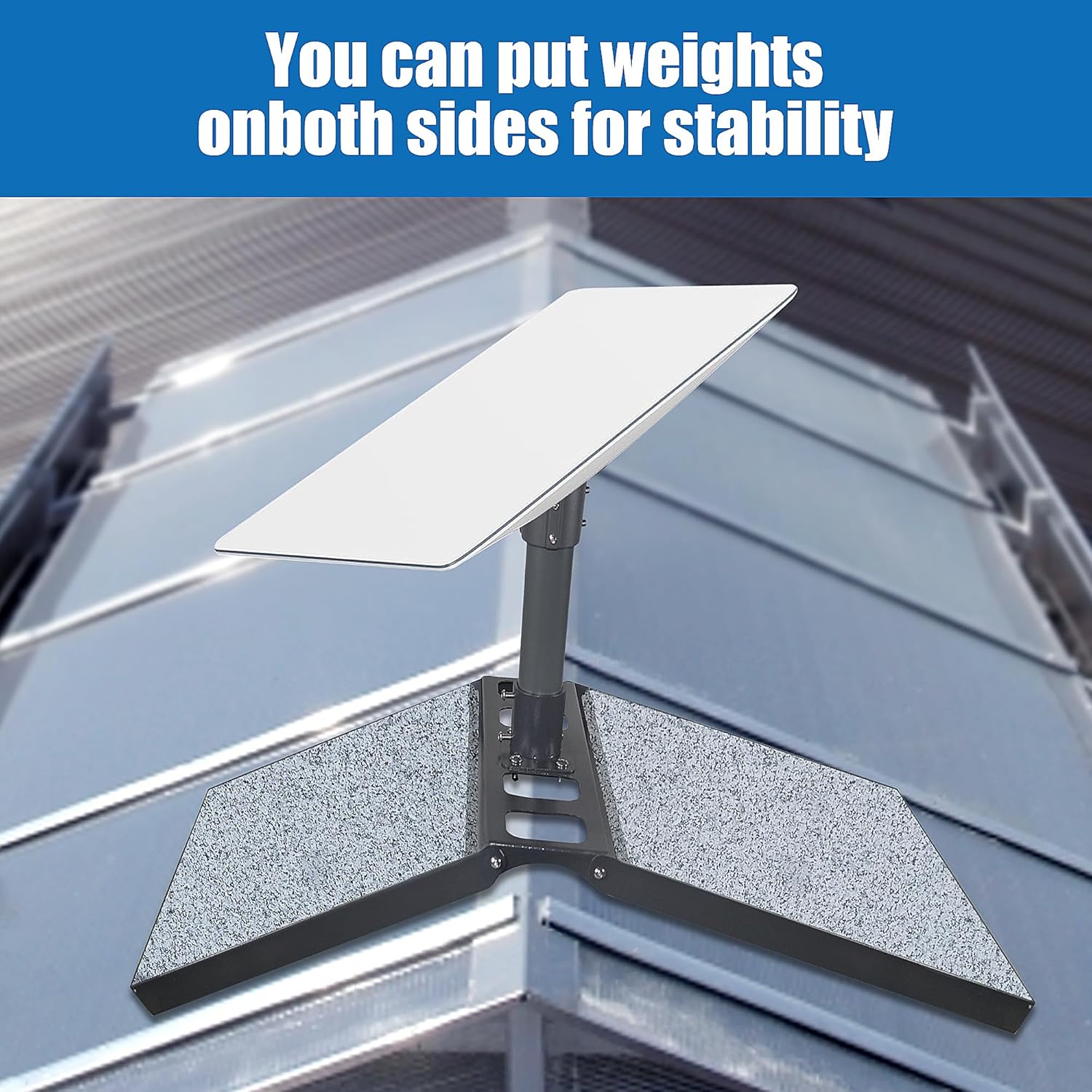 Starlink Roof Mount Kit for Starlink Internet Kit Satellite,Adjustable Starlink Gen 3 Roof Ridge Mount, Starlink Mounting Kit Gen 3 with 0-30° Adjustable Starlink Gen 3 Pipe Adapter,roof Ridge Mount