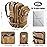 kookoomia Military Tactical Backpack 25L Day Backpack for Men Molle Army 3 Days Assault Pack Bug Out Bag Water Resistant and Heavy Duty Hiking Treeking Rucksack - Brown