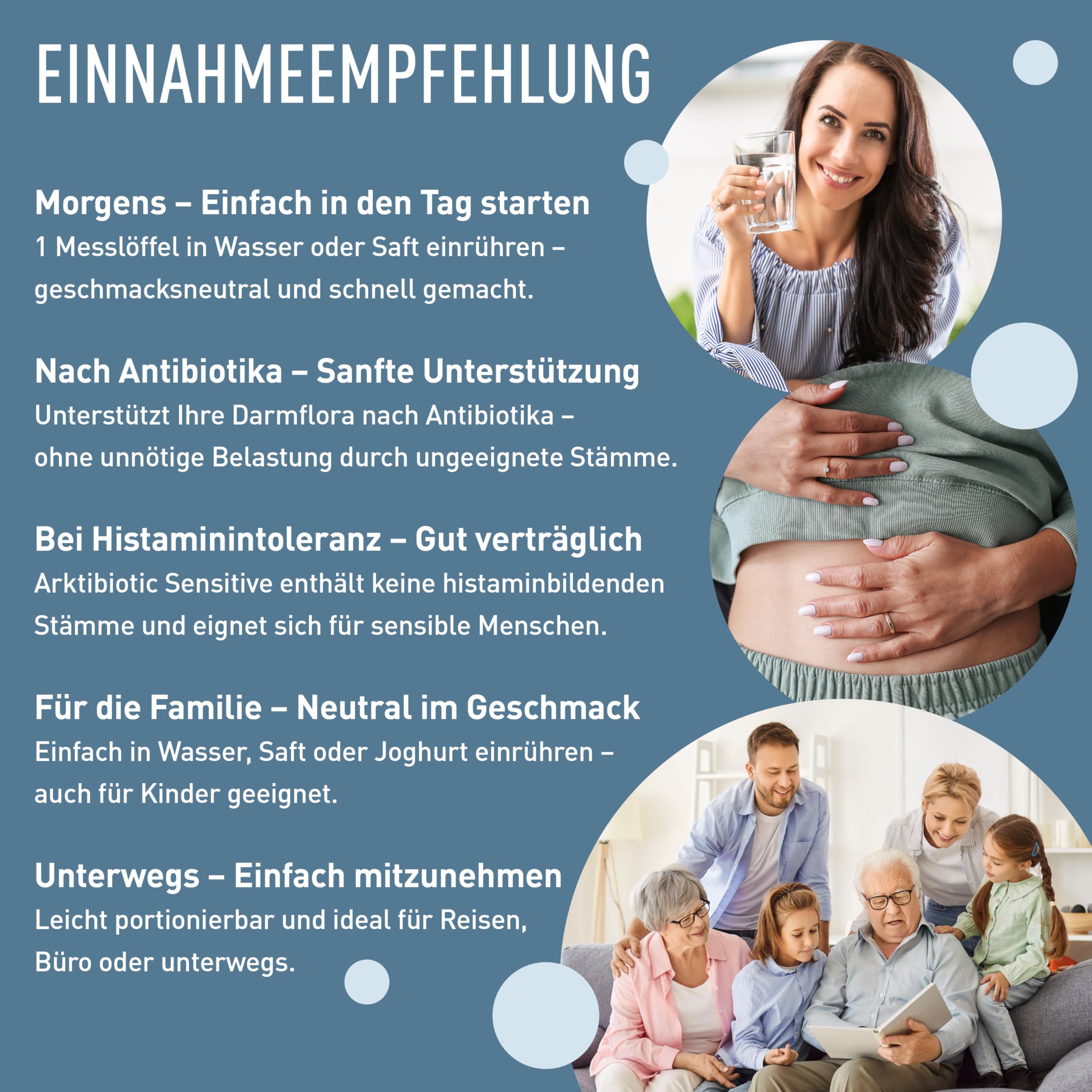 Arktibiotic Sensitive Probiotika bei Histaminintoleranz 90g