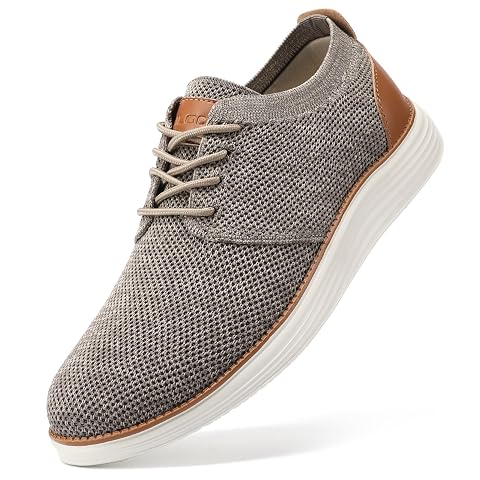 VILOCY Mens Fashion Dress Sneakers Casual Walking Shoes Business Oxfords Comfortable Breathable Lightweight Tennis