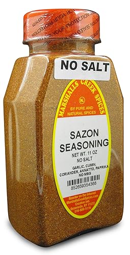 Marshalls Creek Kosher Spices, (st07), condimento de sazón, sin sal, con ANNATO 11 onzas