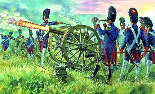 Italeri it6135Francés Imperial Guard artill. 1 72Modellino Die Cast Modelo