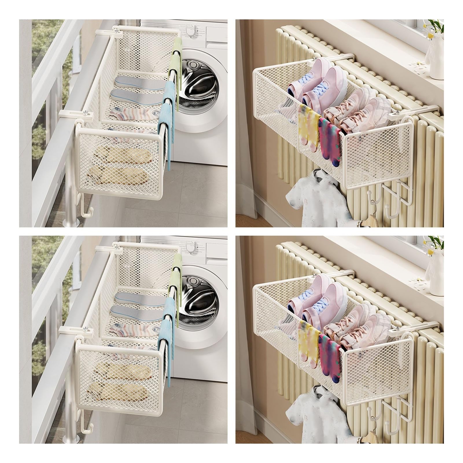 Mensola Laterale per Termosifone, Organizer da Appendere Sopra Il Termosifone Mensola Decorativa Senza Forature per Casa Hotel E Appartamenti Utilizzo