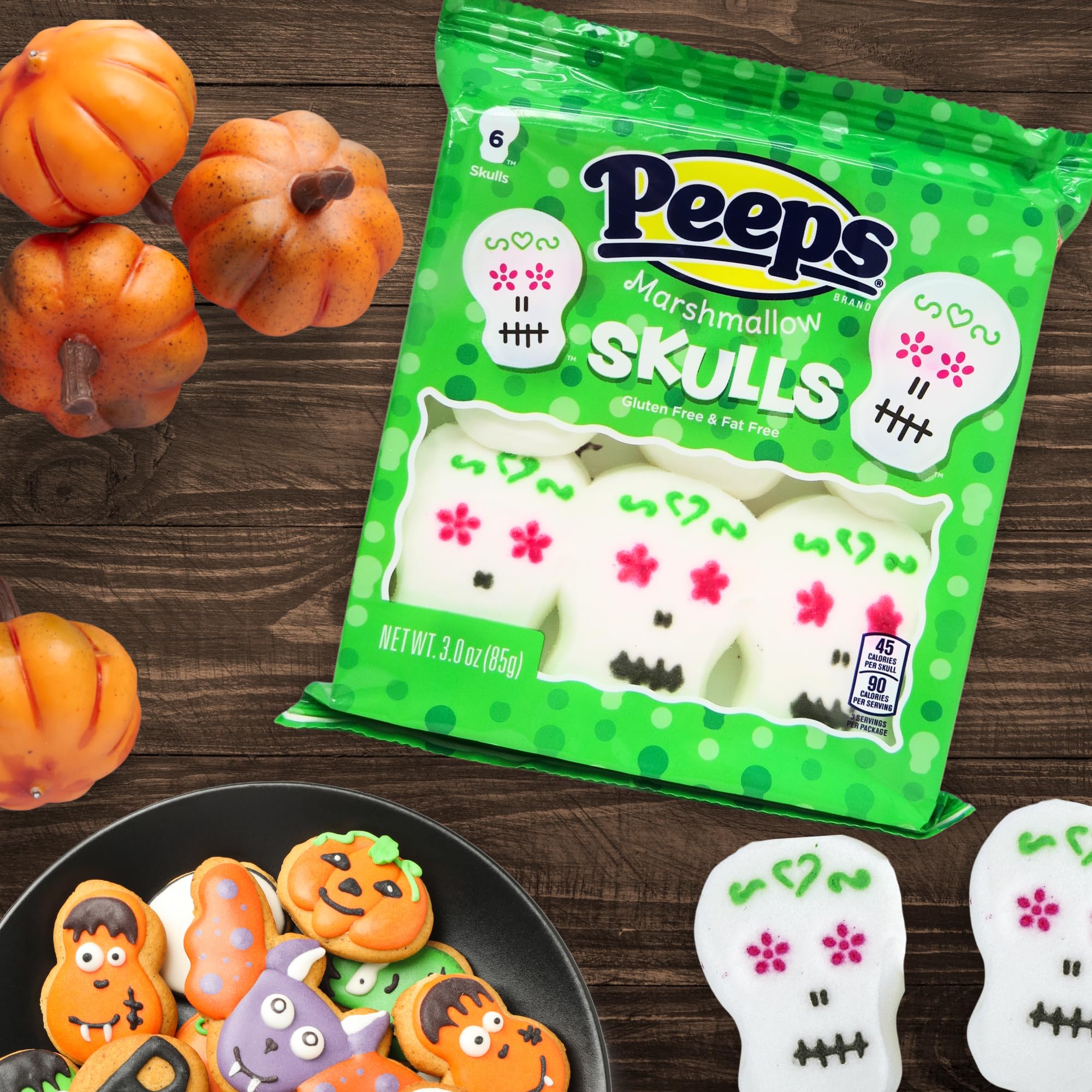 Amazon.co.jp: Needzo ハロウィン ピープス マシュマロ キャンディー