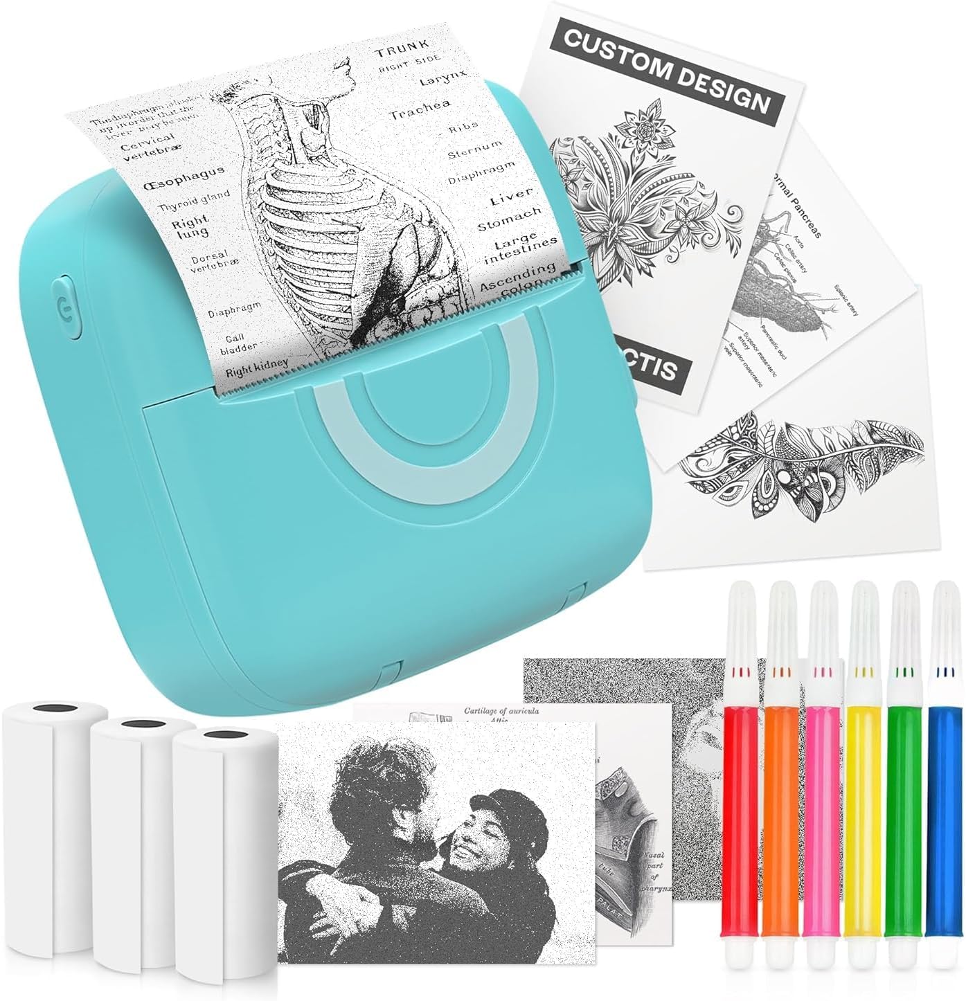 Non-Ink Mini Sticker Printer Machine