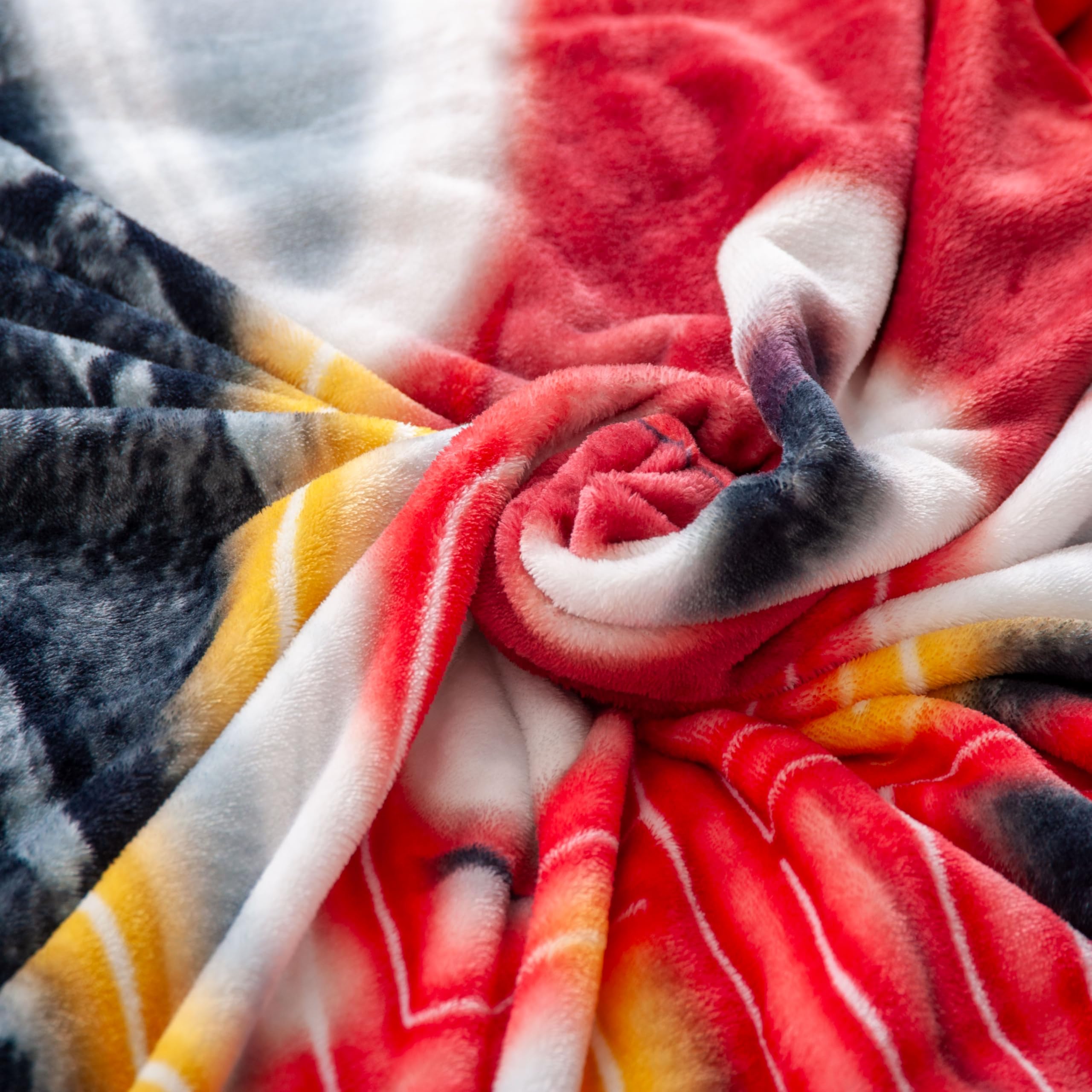 Herding Wellsoft-Decke PD Moreno x NFL Chiefs, 150 x 200 cm, Weiche Kuscheldecke, Polyester