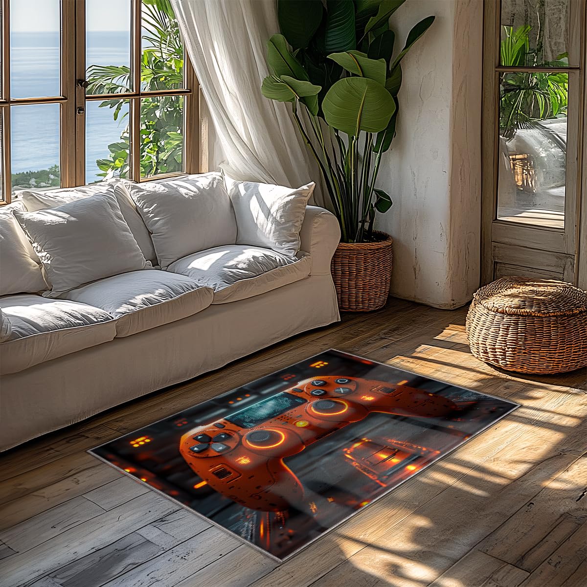 Tapis de manette gaming 80x120cm pour la décoration de salle de jeux