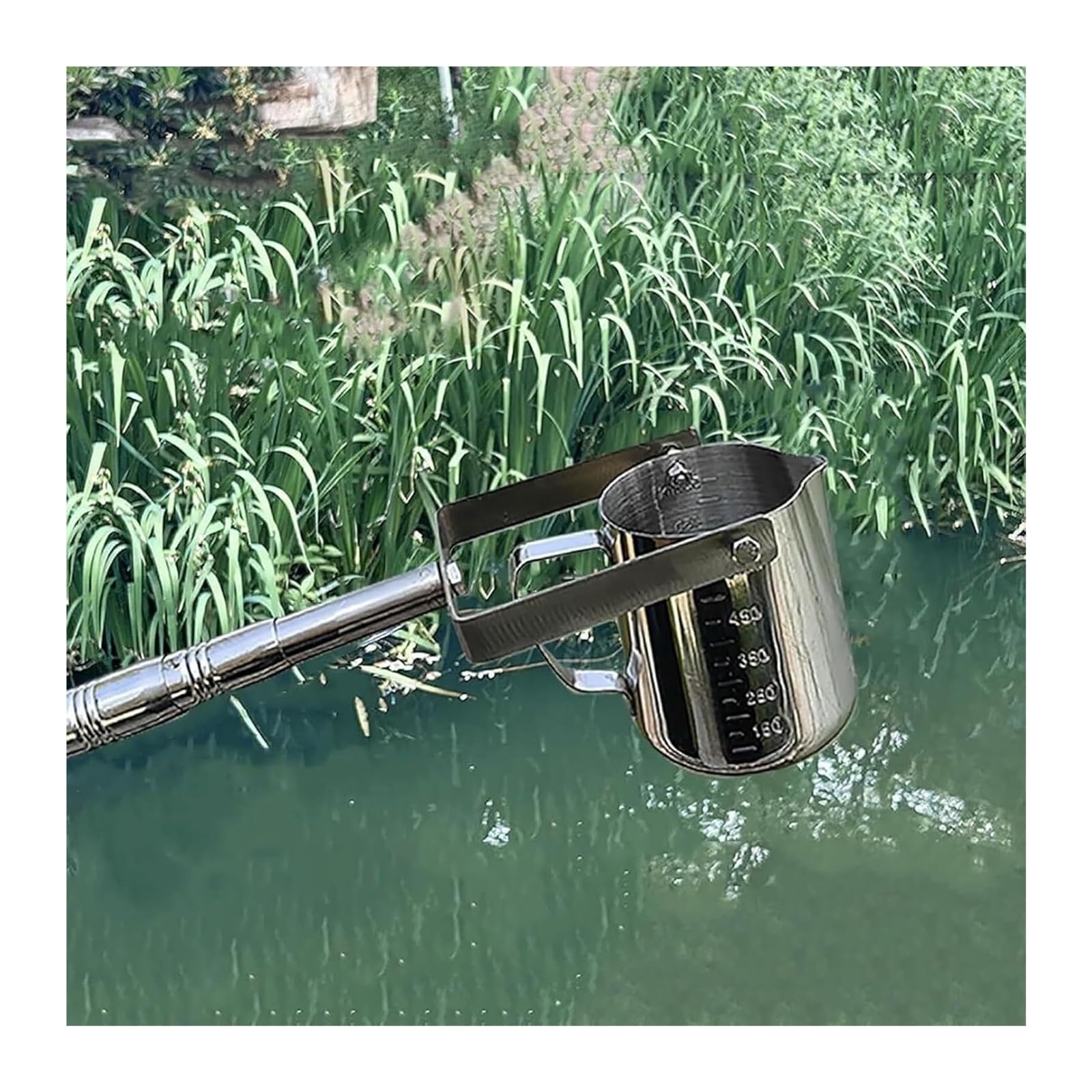 muestreo de agua, Tomamuestras de agua telescópico, adaptador giratorio, ligero, muestreo(1000ml,3.3-8.2f/1-2.5m)