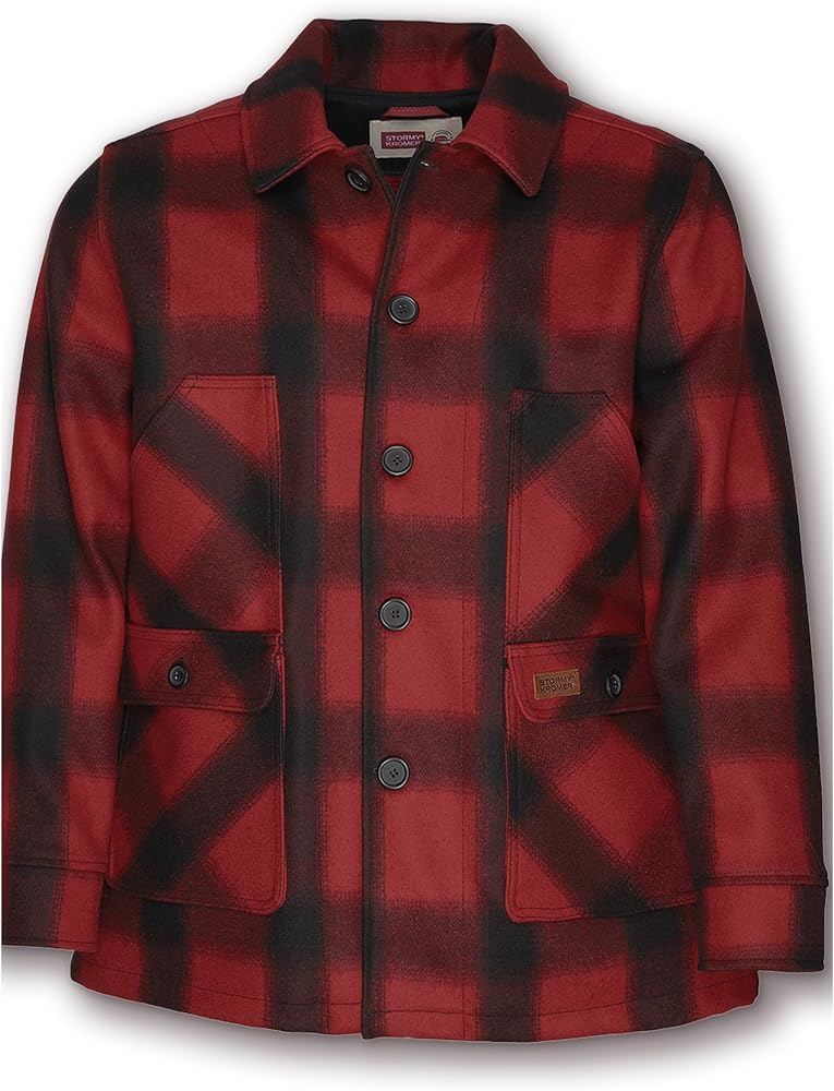 Stormy Kromer The Mackinaw Coat, 100% Virgin Wool, Cut and Sewn in