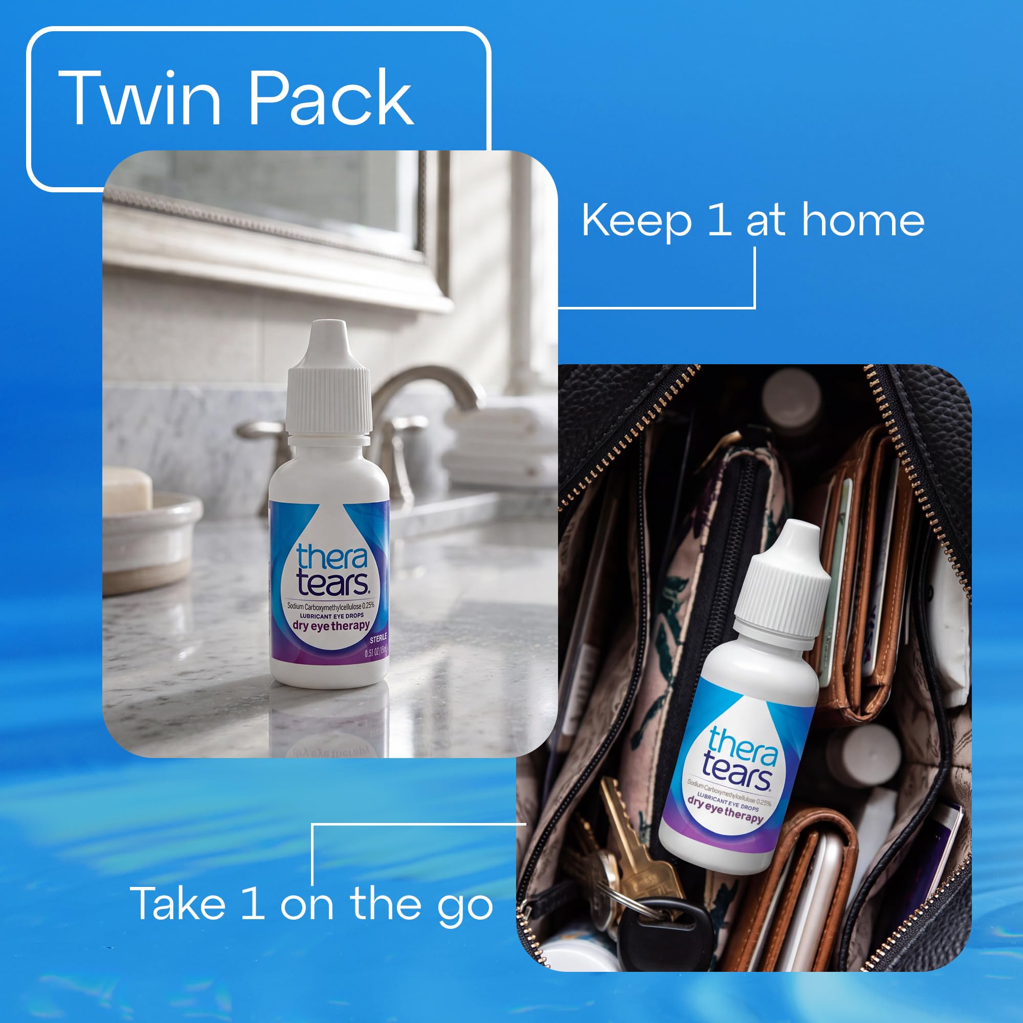TheraTears Extra Dry Eye Drops, Lubricating, 0.5 Fl Oz, 2 Pk — Amazon image 8
