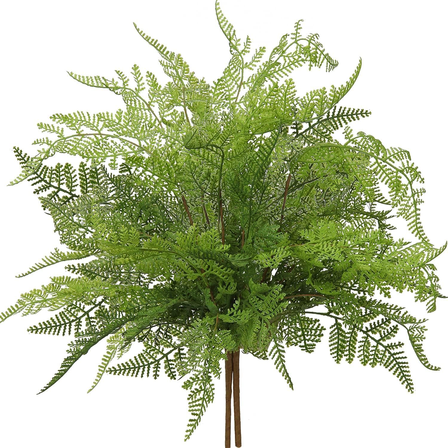 Artificial Rosemary Stems Fake Greenery Plants Faux Bushes Shrubs in Frosted Green for Decor Home Indoor Outdoor Garden 4pcs