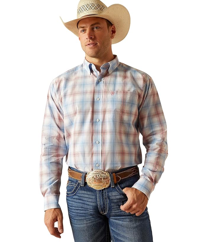 Ariat Men's Pro Series Townes Classic Fit Shirt Dark Teal