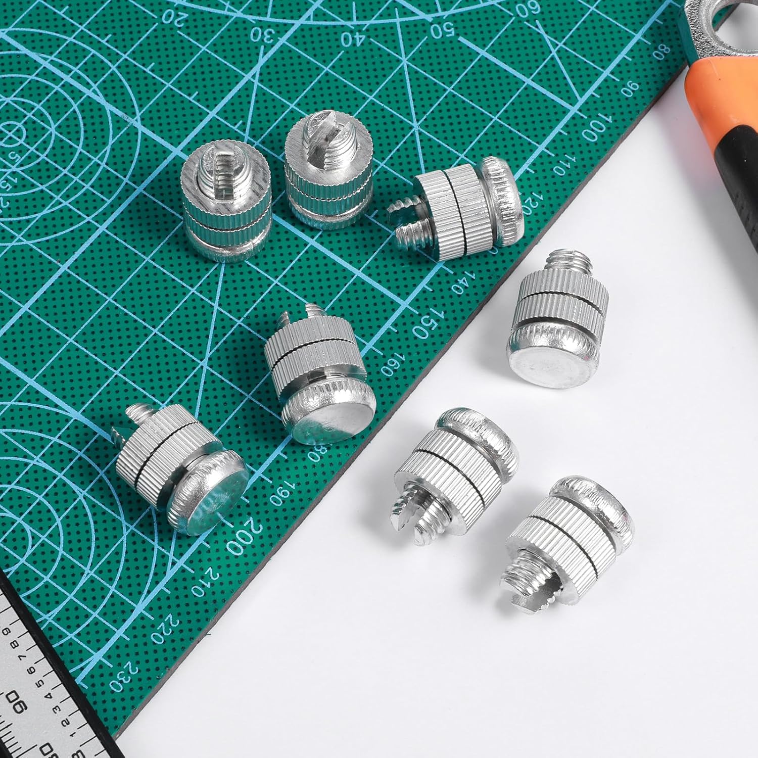 10 PCS Split Bolt Clamp Wire Connector Electrical Fence Connector Aluminium Alloy Split Bolt Wire Connectors fence shocker wires bolts for Multiple Electric Fences Wires Line Tap Clamp