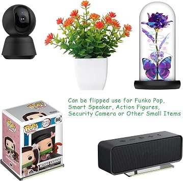 Funko Pop Anime Figürü için Duvar Teşhir Rafları, Karanlık Şeritlerde Parlayan Ekran Çıkıntıları, Aksiyon Figürleri Oyun Odası için Toplayıcı Raflar, Mini Koleksiyon Rafları 2 lbs'ye kadar tutar (12