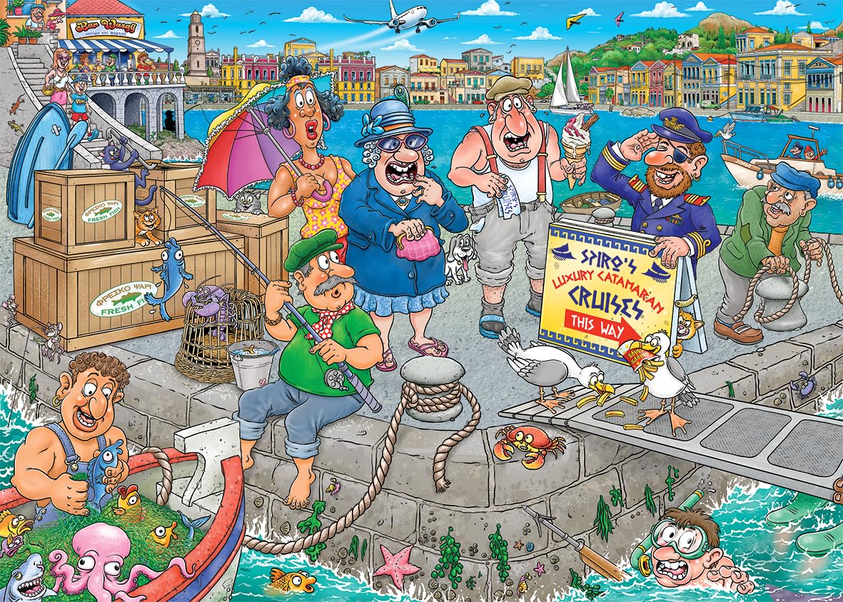 Wasgij Original 47 - Boating Bedlam Puzzle 1000 Pezzi
